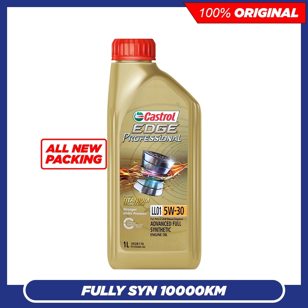 Castrol EDGE PROFESSIONAL A3 5W40 / LL01 5W30 / EDGE 0W20 SP Fully ...