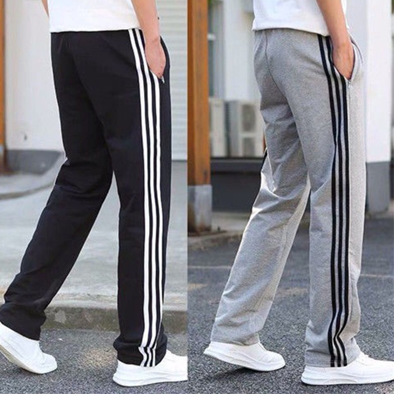 Sport Pants Seluar Tracksuit Lelaki Men Straight Leg Loose Sweatpants ...