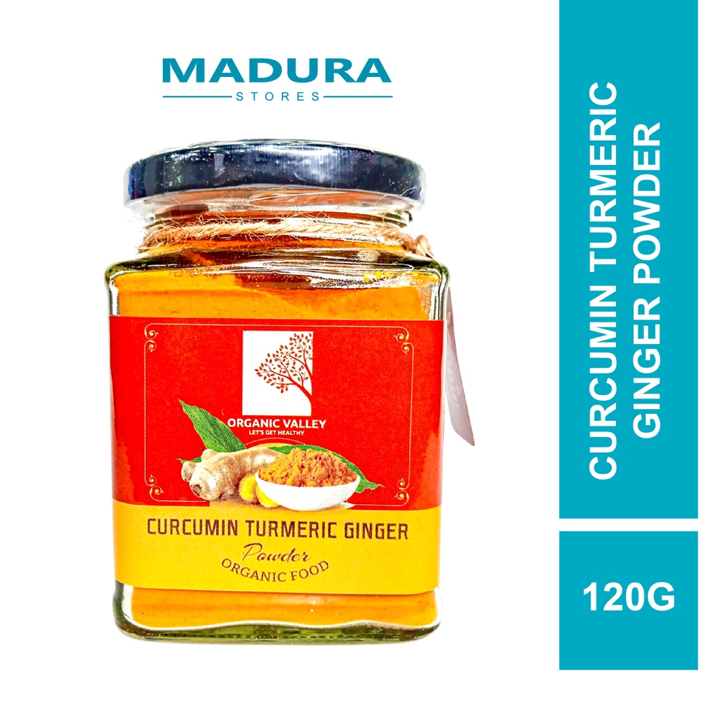 Organic Valley Curcumin Turmeric Ginger 120g (Serbuk Kunyit) | Shopee ...