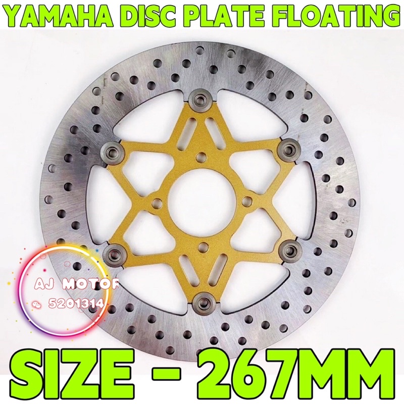 267MM FRONT DISC PLATE FLOATING YAMAHA Y125Z LC135 Y15ZR Y16ZR SRL115 ...