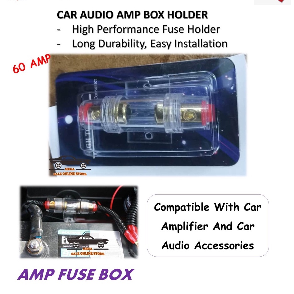 CAR FUSE BOX 60A (NORMAL) Power Amp Fuse Box (Normal) Shopee Malaysia