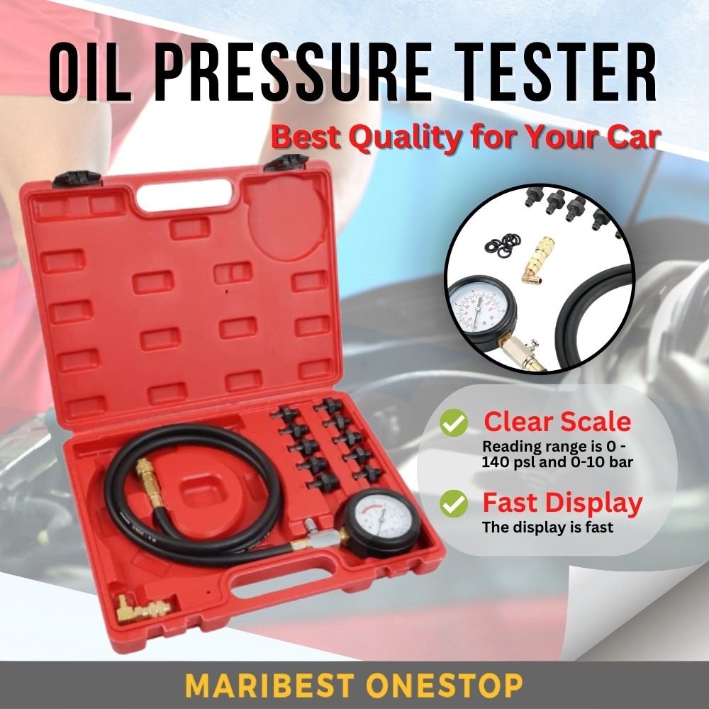 Tool Kit Set Fuel Injector Fuel Injection Pressure Tester Leak Detector