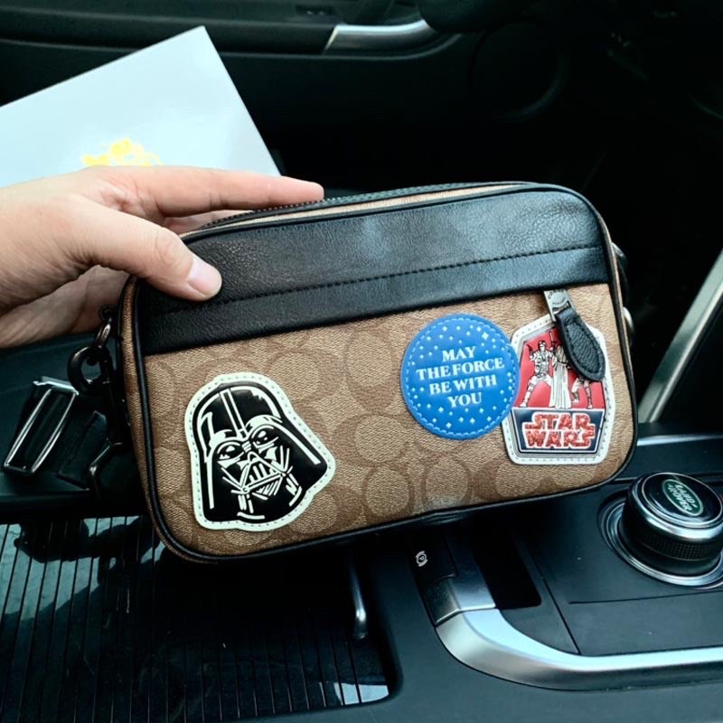 Coach Sling Beg Coach Bag Men Lelaki Premium With Box Malaysia Stock