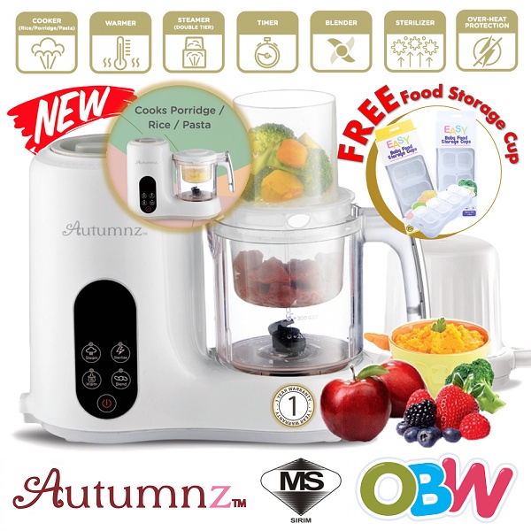 Autumnz Double Tier Multifunctional Baby Food Processor Baby Food