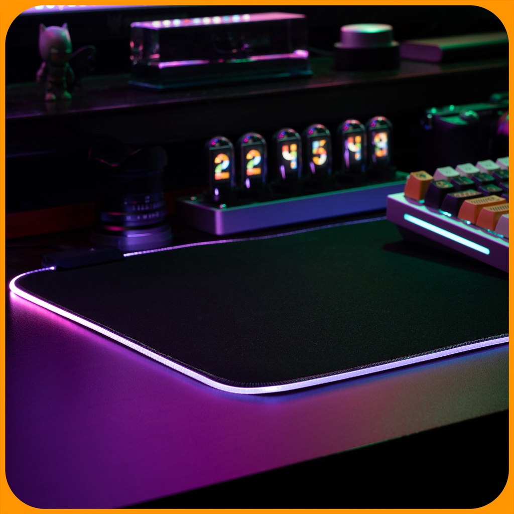 Rgb Led Mouse Pad, Large Deskpad Mouse Pad With MultiMm Thickness