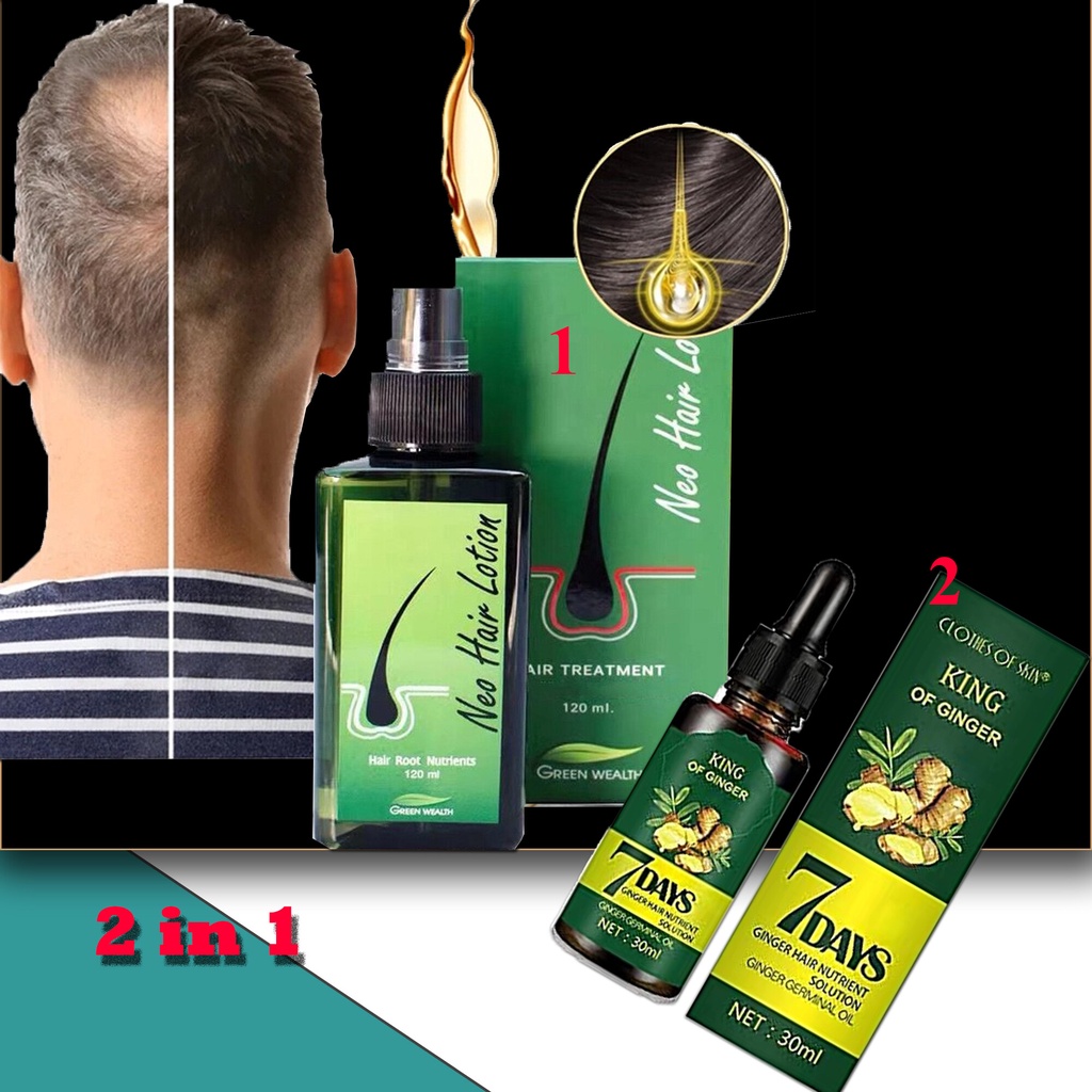 2in1 Neo Hair Lotion 100 Original 120ml Hair Spray Hair Transplant and