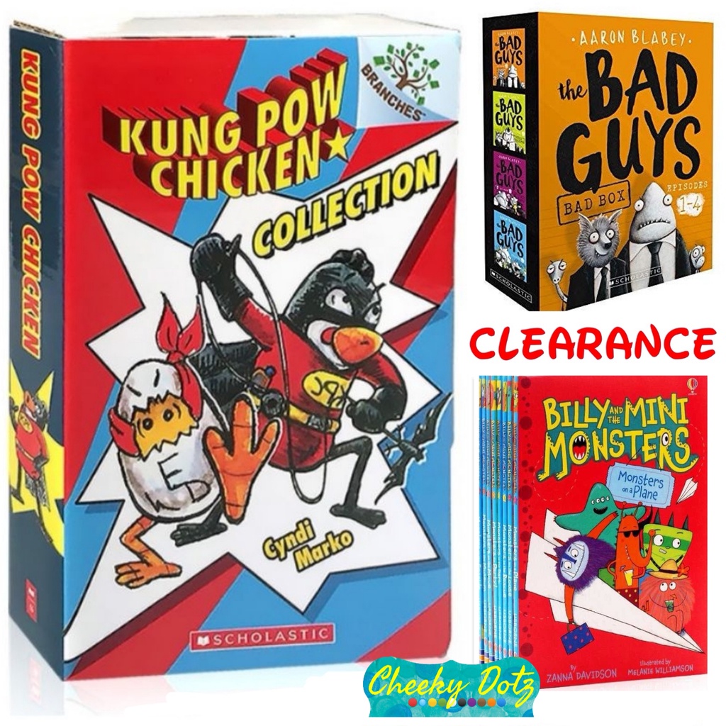 clearance-early-reader-comic-books-bad-guys-kung-pow-chicken-billy