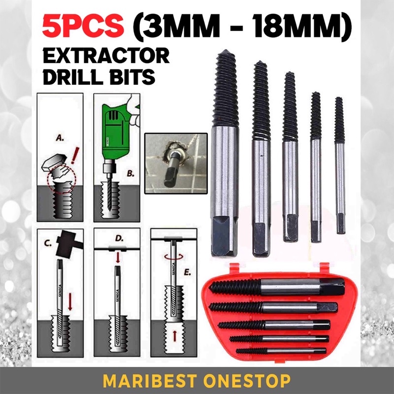 Drill screw extractor hotsell