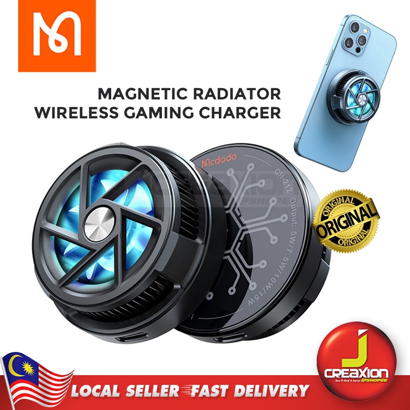 MCDODO CH2120 Radiator Wireless Gaming Charger Shopee Malaysia