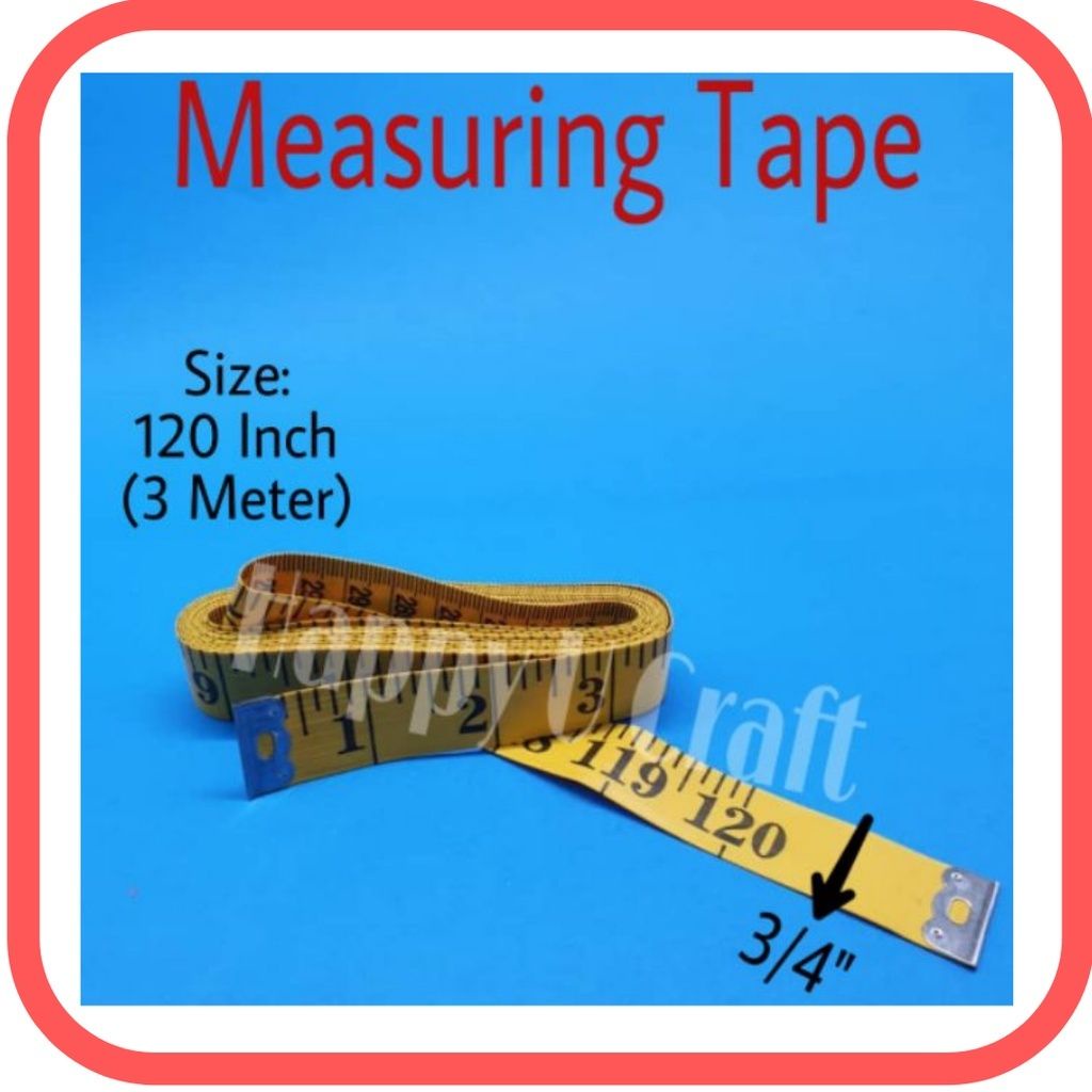 Tali Ukur / Measuring Tape 120 inchi (3 meter) | Shopee Malaysia
