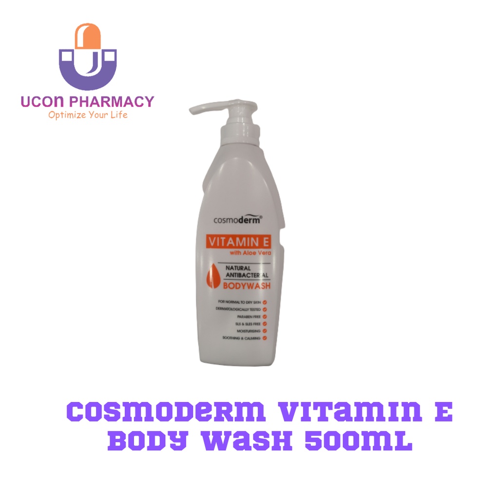 Cosmoderm Vitamin E Body Wash (500ml) Shopee Malaysia