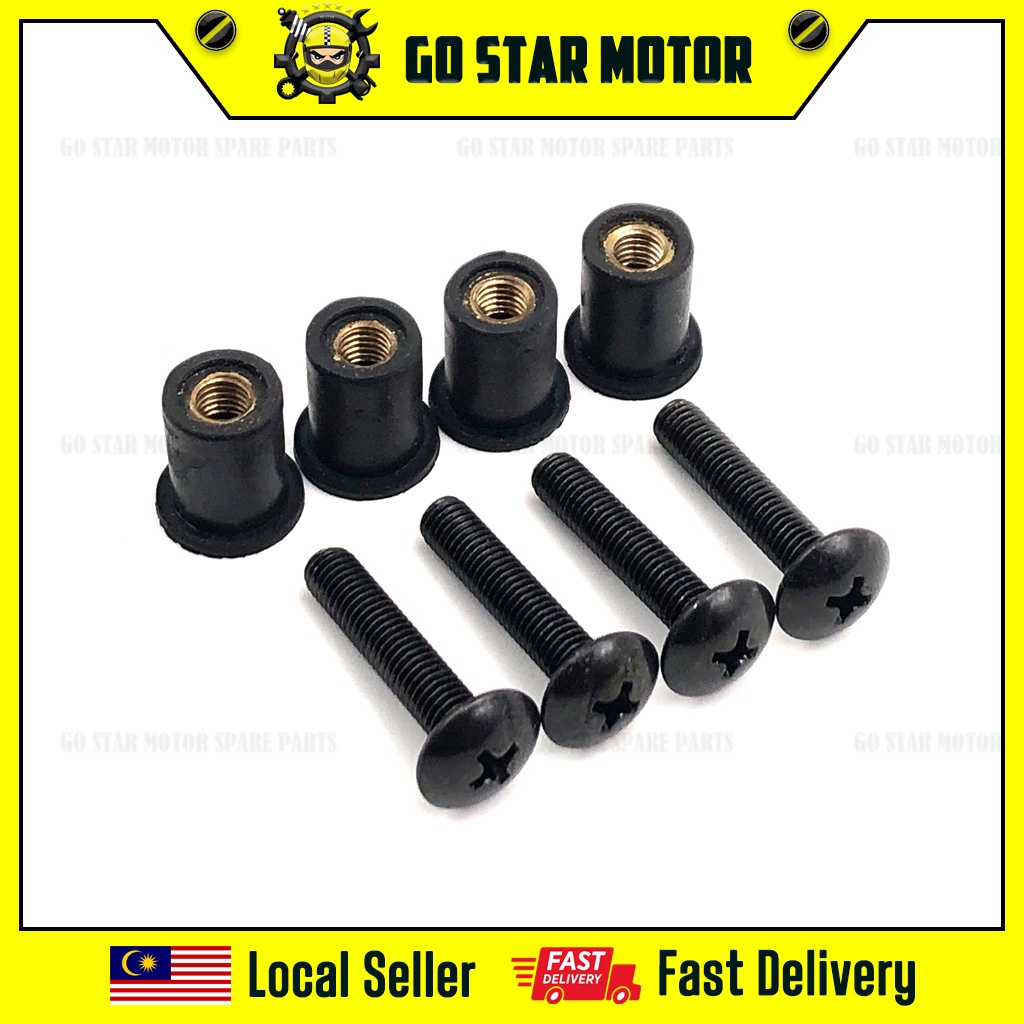 YAMAHA NMAX NMAX155 NMAX Cowling Windshield Visor Windscreen Screw