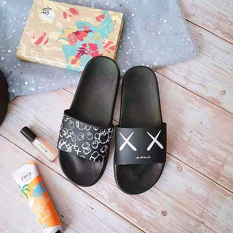 Kaws Sandals Women and Men /Couple Slippers Sandals Shopee Malaysia