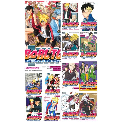 Boruto Comics, Naruto Next Generation Vol 1 2 3 4 5 6 7 8 9 10 11 12 13 ...