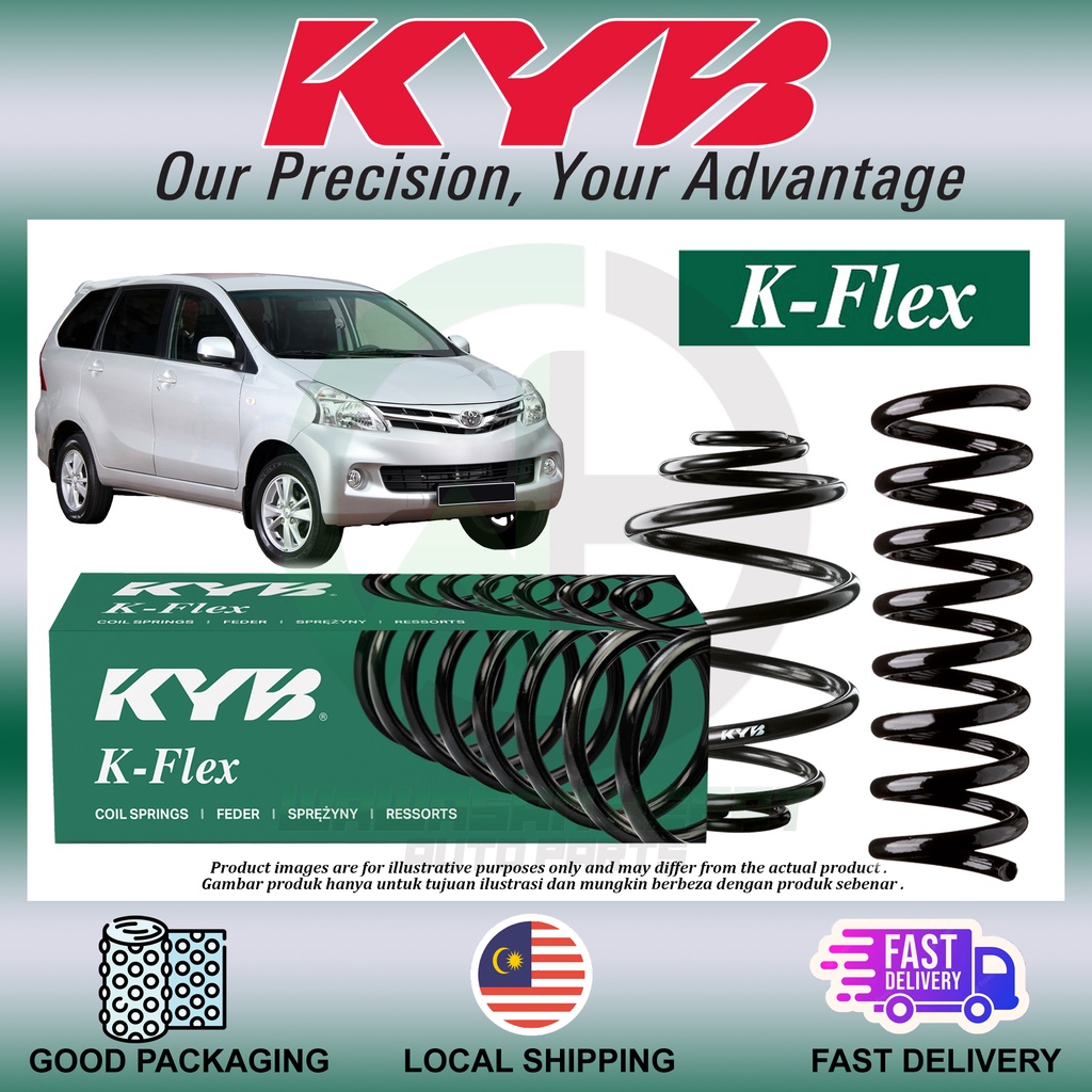 Toyota Avanza F651 F652 Front / Rear Coil Spring Heavy Duty Kayaba KYB ...