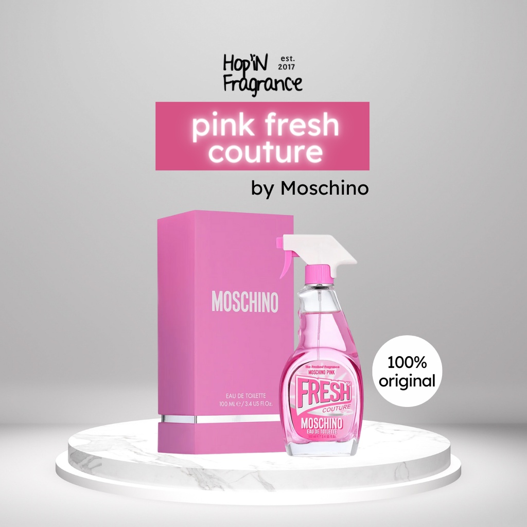 Moschino pink fresh discount couture