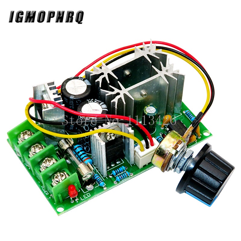 DC 10-60V DC motor speed regulator 12V 24V 36V 48V High power drive ...