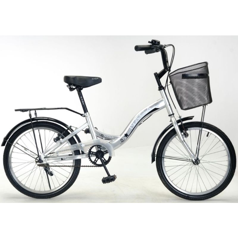 Ladies folding bike online with basket