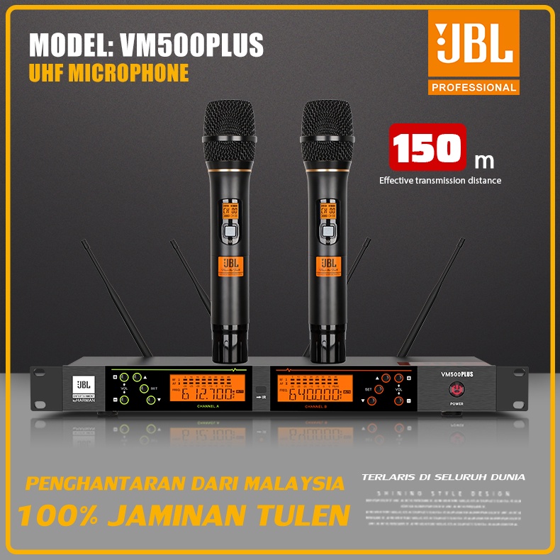 VM500PLUS Wireless Microphone with Two Wireless Microphones Singing