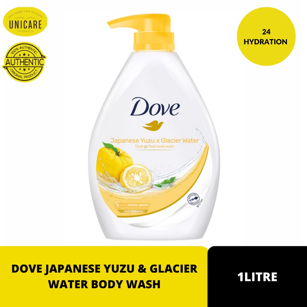 DOVE JAPANESE YUZU & GLACIER WATER BODY WASH 1L Shopee Malaysia