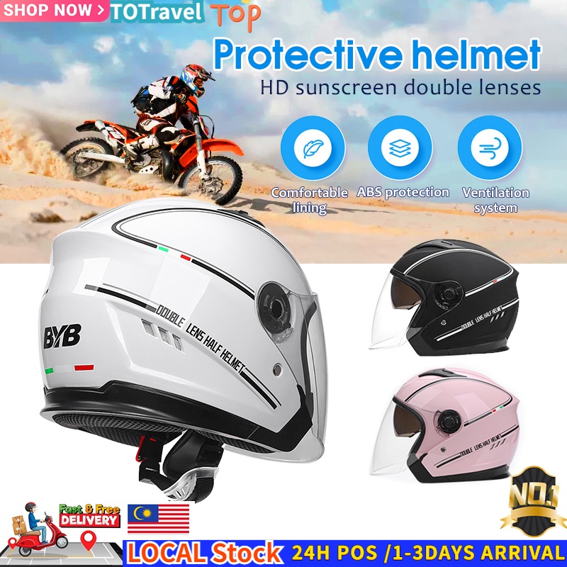 Motorbike Crash Helmet Half Face Helmet ABS top quality Safe Helmets