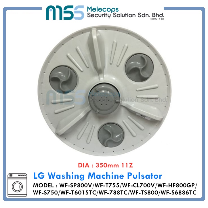 LG Washing Machine Pulsator 3x Wheel 350mm 11Z (5844EA1001) Shopee