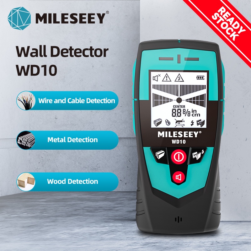 Mileseey Stud Finder Wall Scanner Stud Detector Digital Wall Detector Metal Detector AC Wire