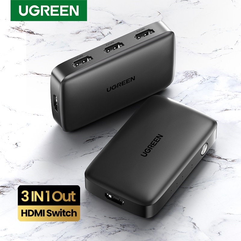 UGREEN HDMI Switch Mi Box 3 In 1 out HDMI Switcher 4K/30Hz for TV box ...
