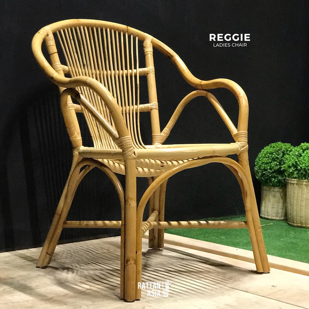 REGGIE LADIES CHAIR (BROWN) | Shopee Malaysia