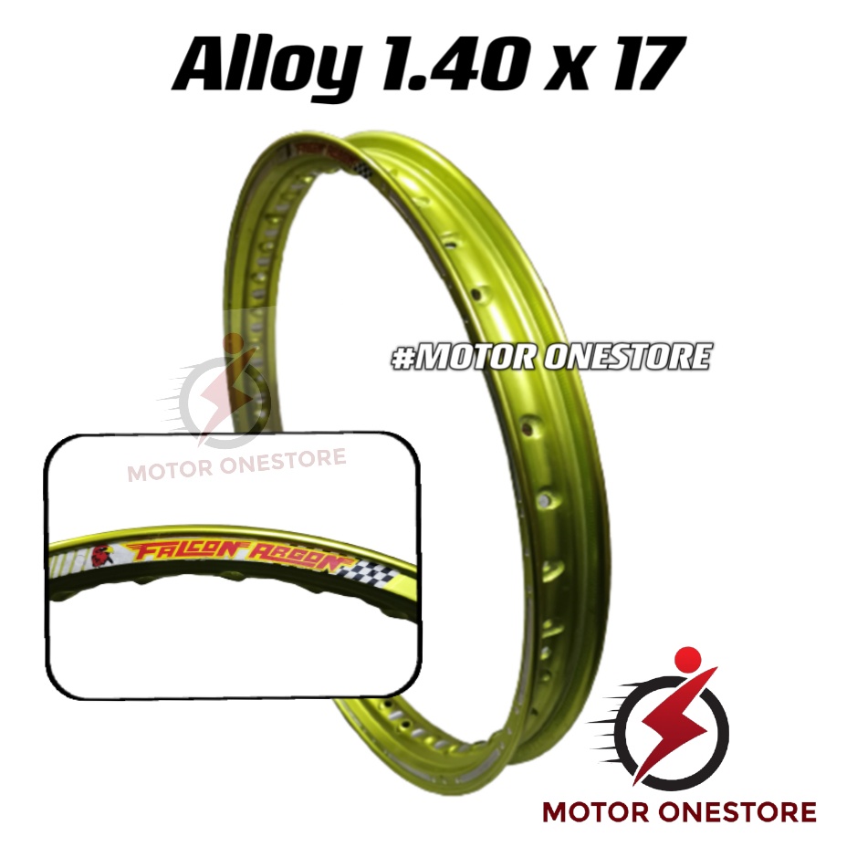 1.40 x 17 ALLOY RIM (1 PC) ALOI RIM FALCON ARGON / STRONGER CHARACTER ...