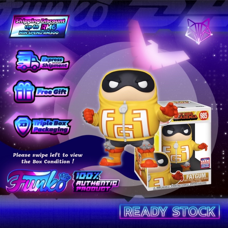 Funko Pop Animation My Hero Academia Fatgum #985 2021 Summer Exclusive