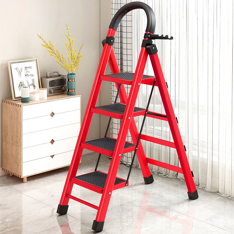 Tangga Ladder home folding ladder multifunctional ladder mobile rack ...