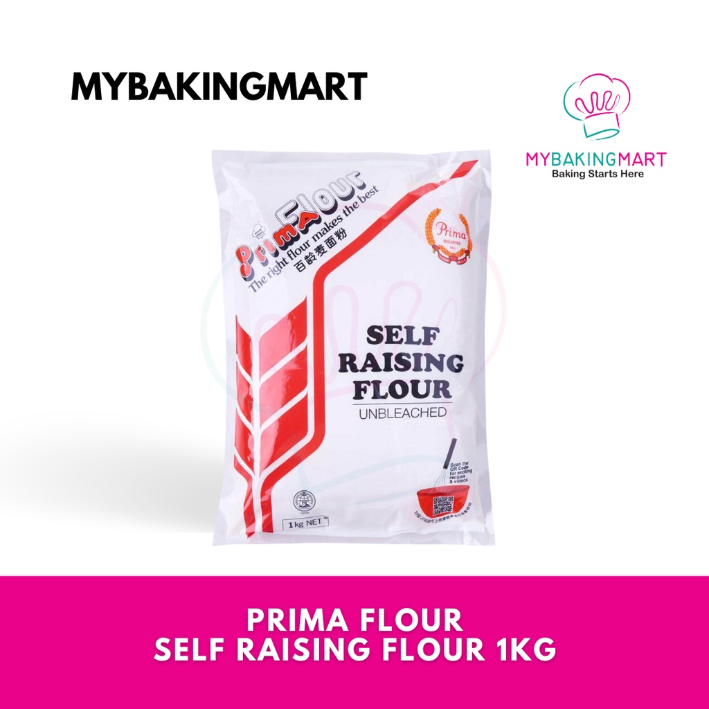 PRIMA FLOUR Self-Raising Flour ( Tepung Halal Naik Sendiri ) Unbleached ...