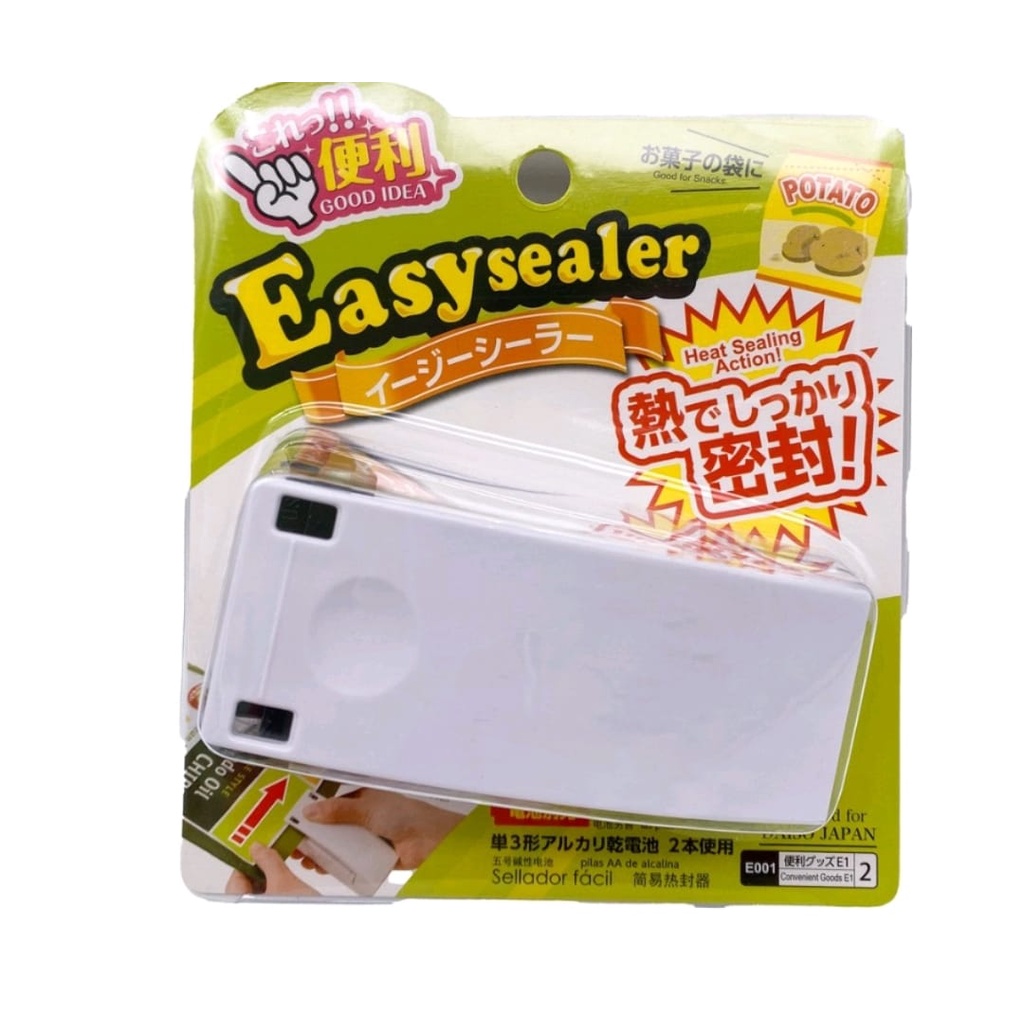 DAISO Easy Handy Sealer Heat Sealing Action Shopee Malaysia