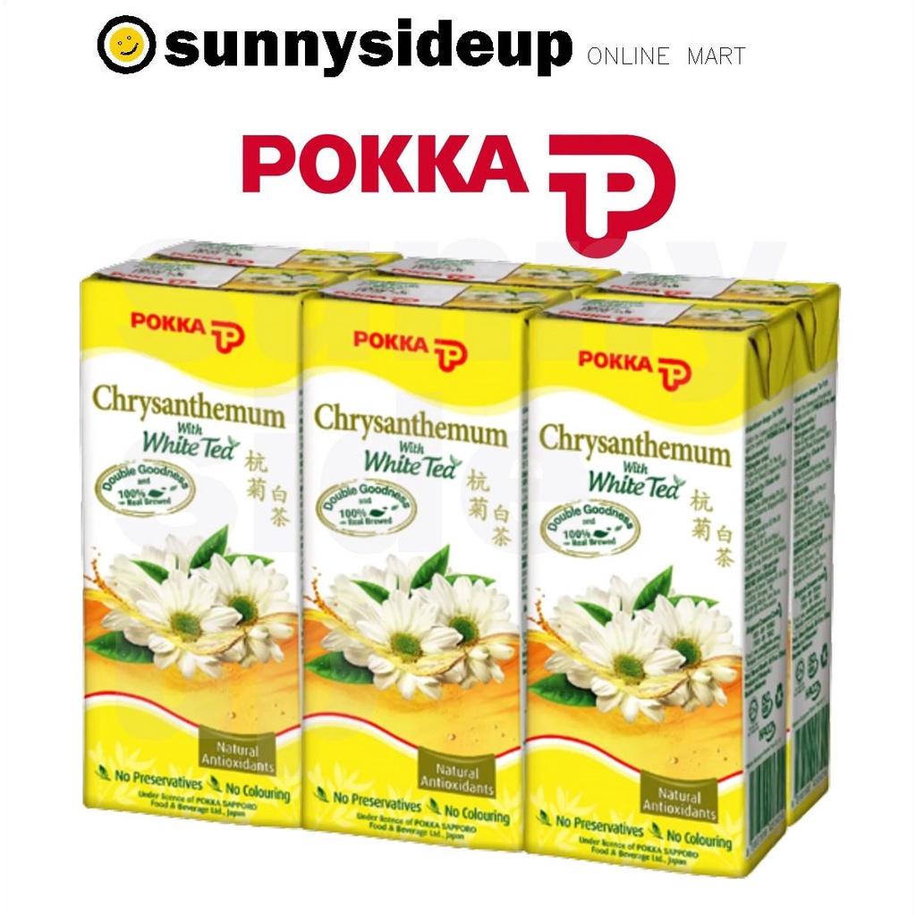 [SUNNY] Pokka Chrysanthemum White Tea 6 x 250ml | Shopee Malaysia