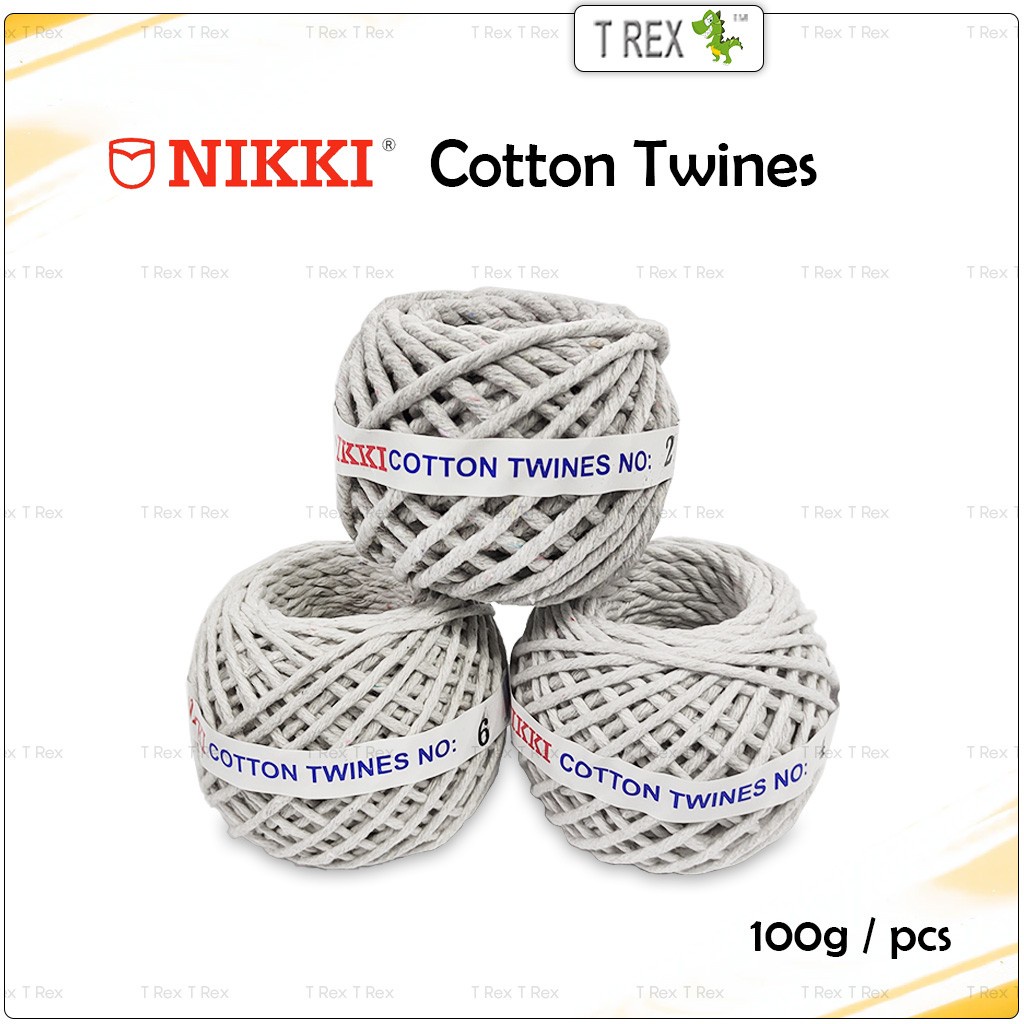 Nikki Cotton Twisted Twines / Twine Ball DIY Cord Rope / Thick Butcher