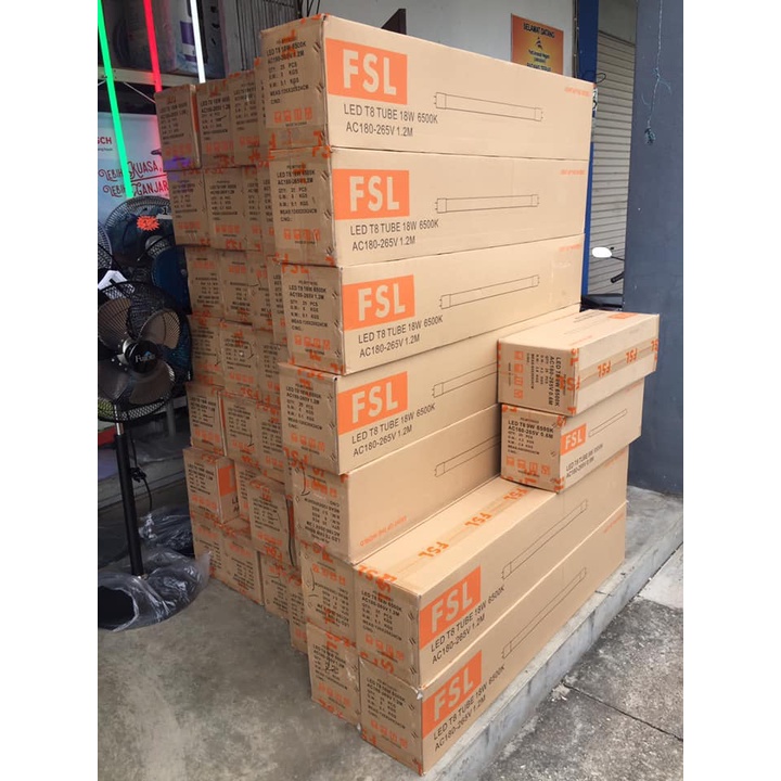 FSL T8 4 2 9W 18W 30W LED TUBE 3000K 4000K AND 6500K SIRIM