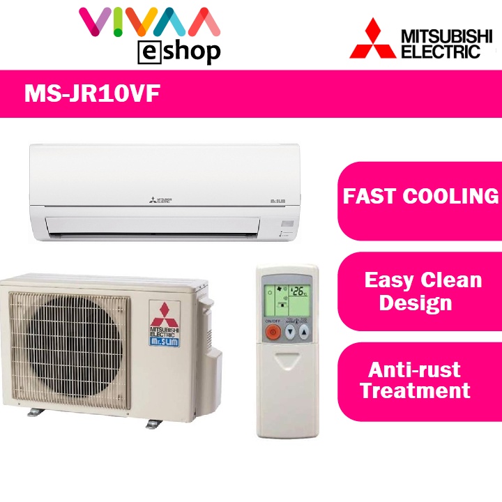 Mitsubishi Electric 1HP Aircond MSJR10VF Air Conditioner 1.0HP