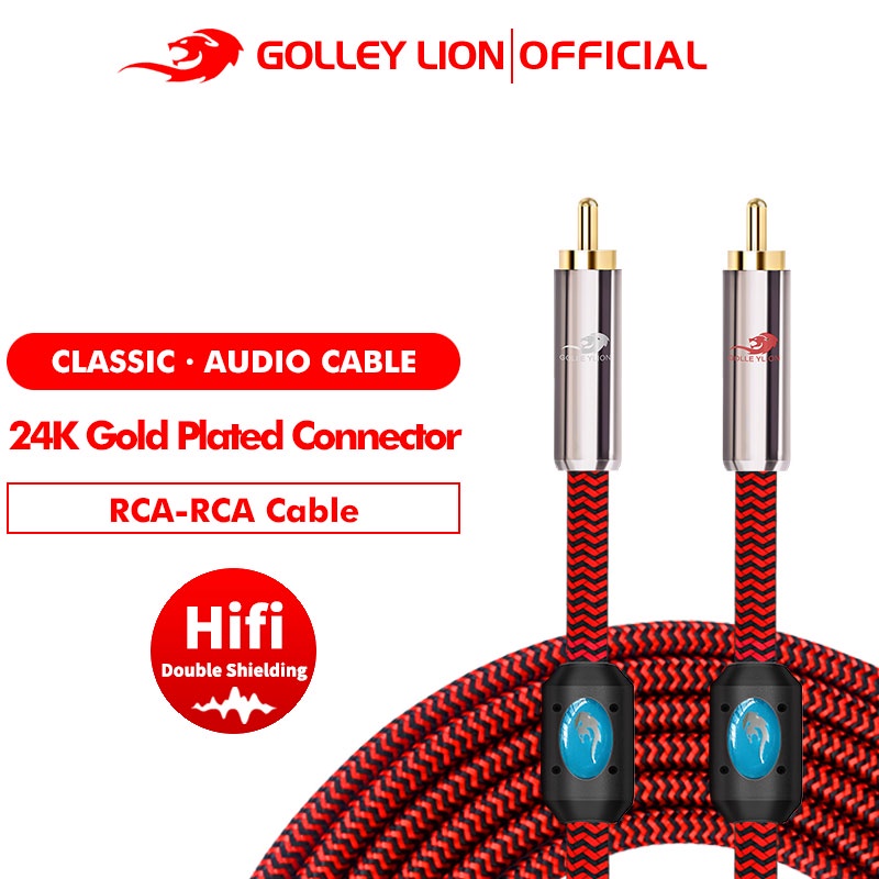 Rca Male To Male Digital Coaxial Audio Cable For Tv Dvd Amplifier Subwoofer Red Shopee Malaysia 7361