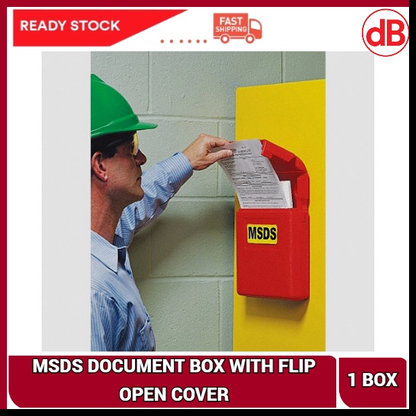 (Ready Stock) MSDS Document Box with Flip Open Cover Shopee Malaysia