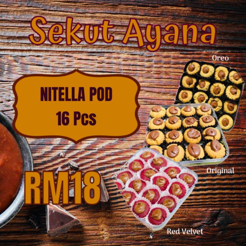 Nutella Pod By Sekutayana Cookies Raya Kuih Raya Butter Premium
