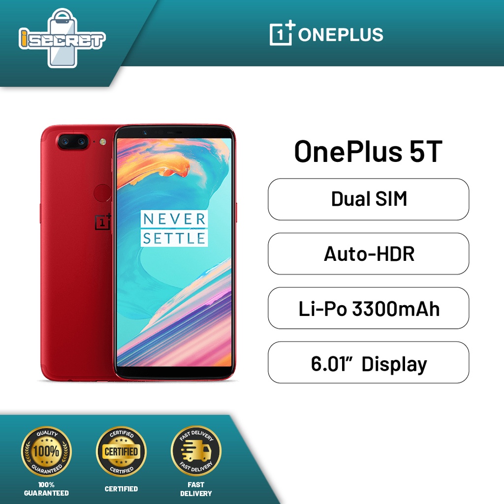 OnePlus 5T - Used Condtion (6GB RAM + 64GB ROM | 16MP 6.01