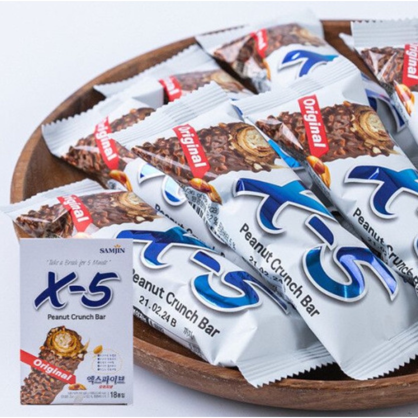 [ SAMJIN ] Korean people's favorite chocolate bar [X-5] 1Box (10ea ...