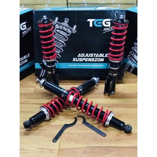 🔥BOLEH SERVICE🔥 Perodua Bezza/Axia TEG RACING Adjustable Suspension Set