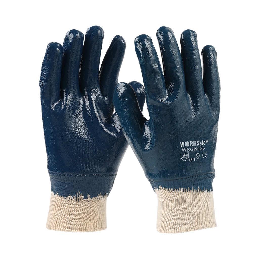 WORKSAFE 510WSWGN186SX SOLVOTRIL NITRILE F/COATED GLOVES GLOVES ( With