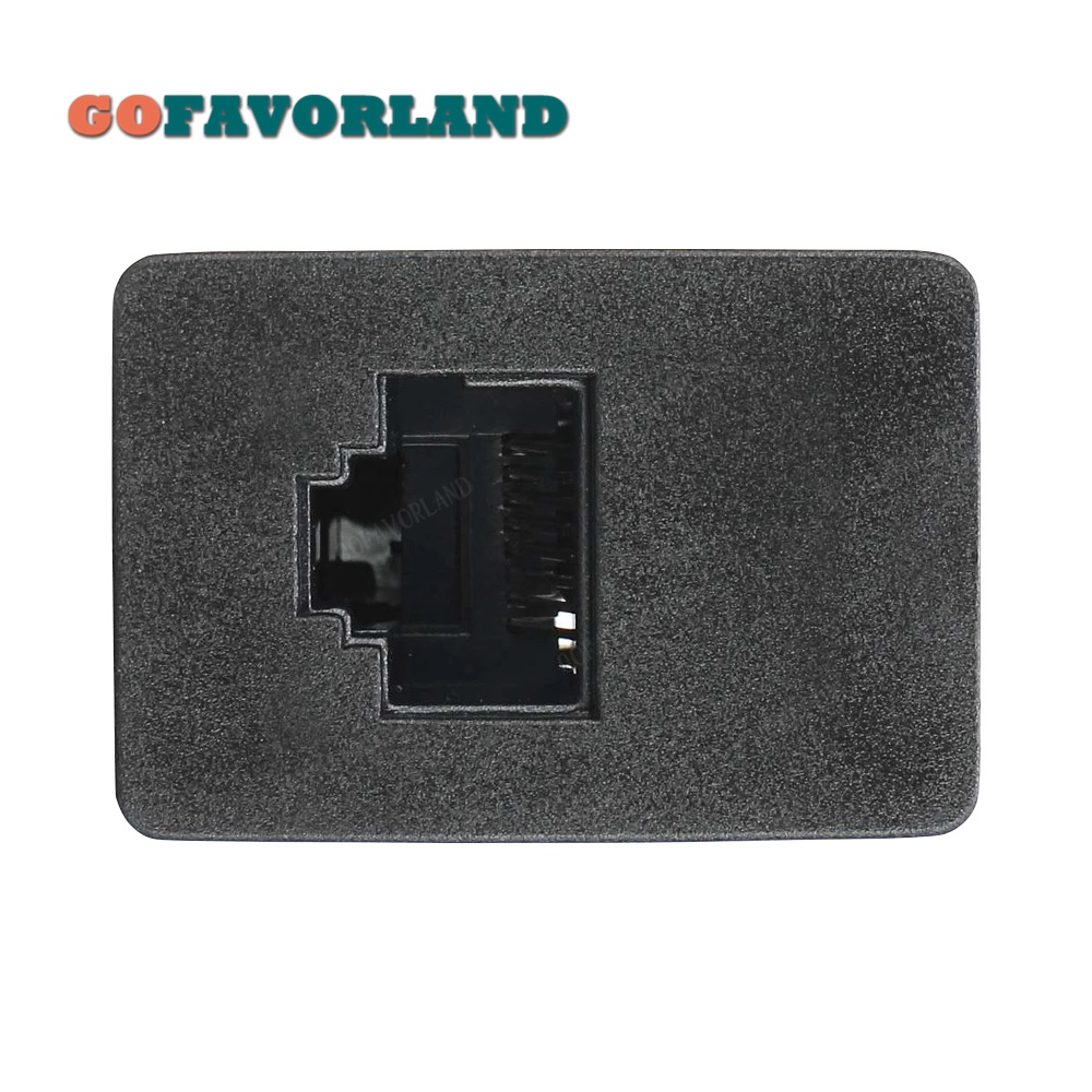 CB UHF RJ45 Radio Blank Socket Switch Panel Dash Socket Car Electronics