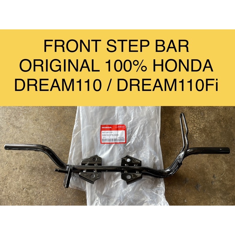 DREAM110 FRONT STEP BAR FOOTREST BAR ORIGINAL 100 FOR DREAM110