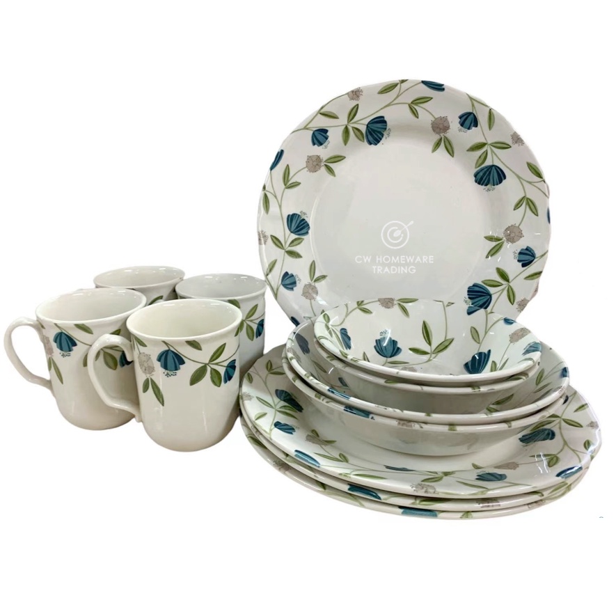 Claytan 416FS Elegant Floral 4Pcs/8Pcs/12Pcs Single Set&Couple Set