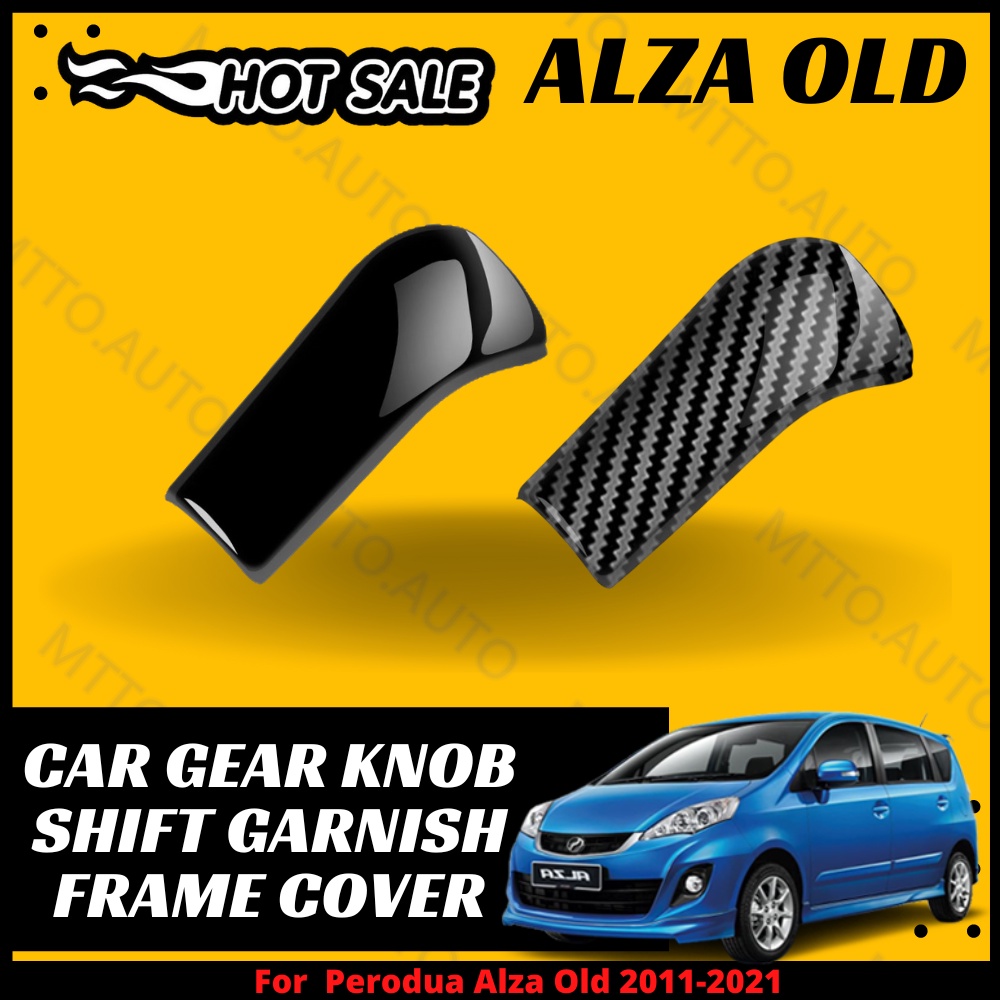 MTTO Perodua Alza 20112021 Interior Car Gear Knob Shift Garnish Frame
