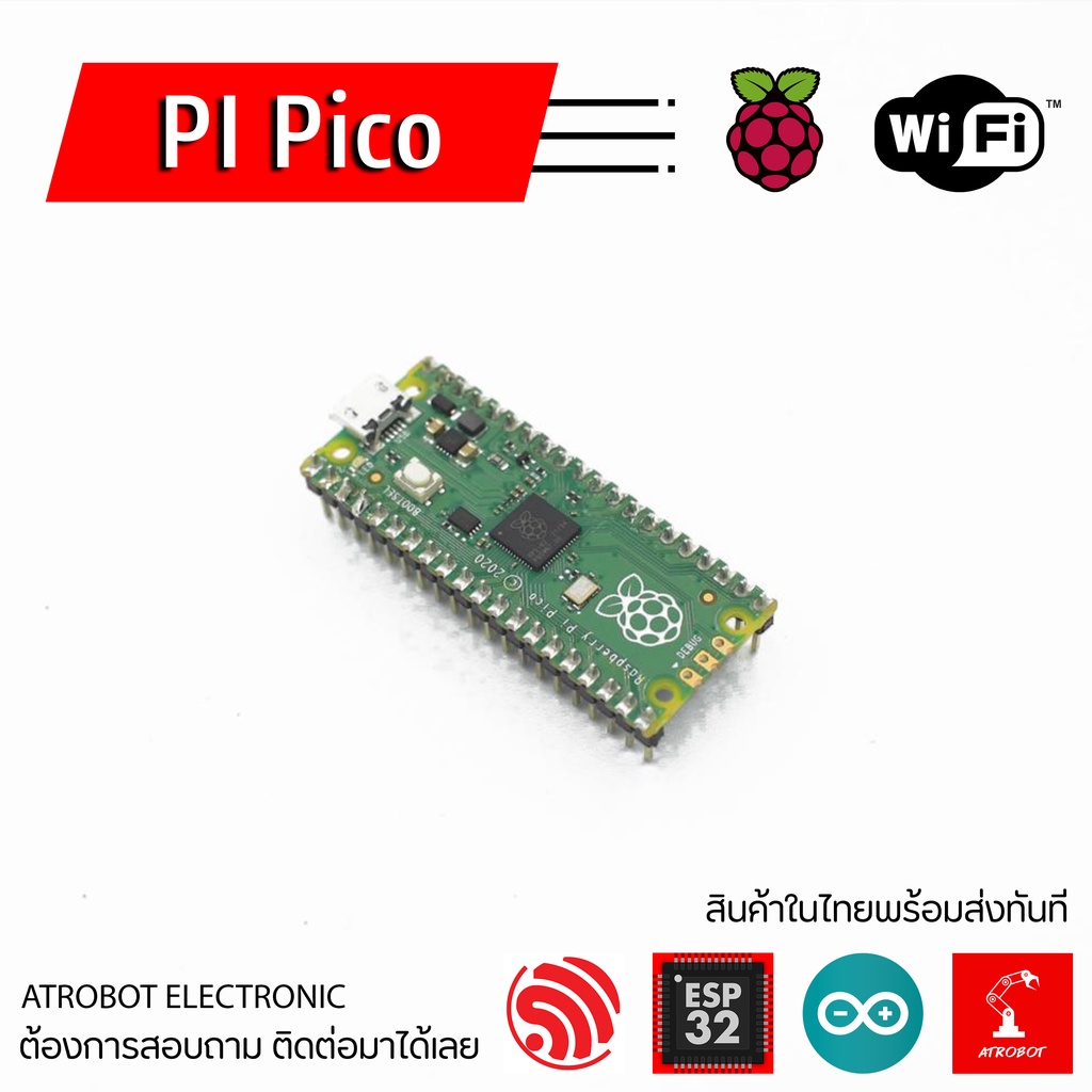 Raspberry Pi Pico w/o wifi 2040 Soldered Non Controller | Shopee Malaysia